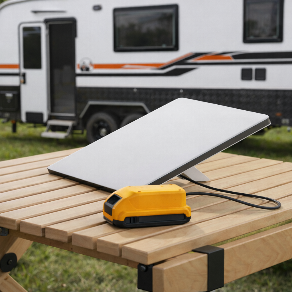 Dewalt battery adapter and Starlink MINI