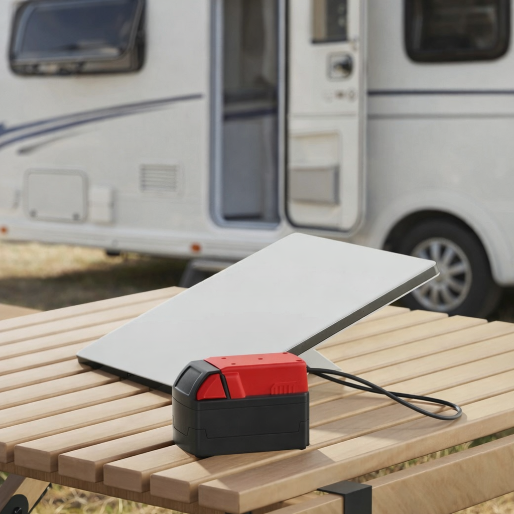 Milwaukee Starlink Mini Battery Adapter – Off-Grid Power for Starlink Mini