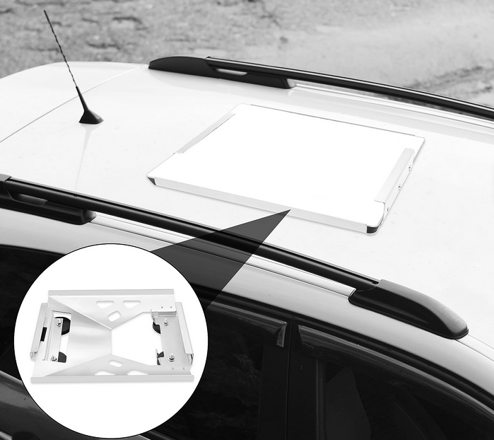 Starlink Bracket attached magnetically to roof
