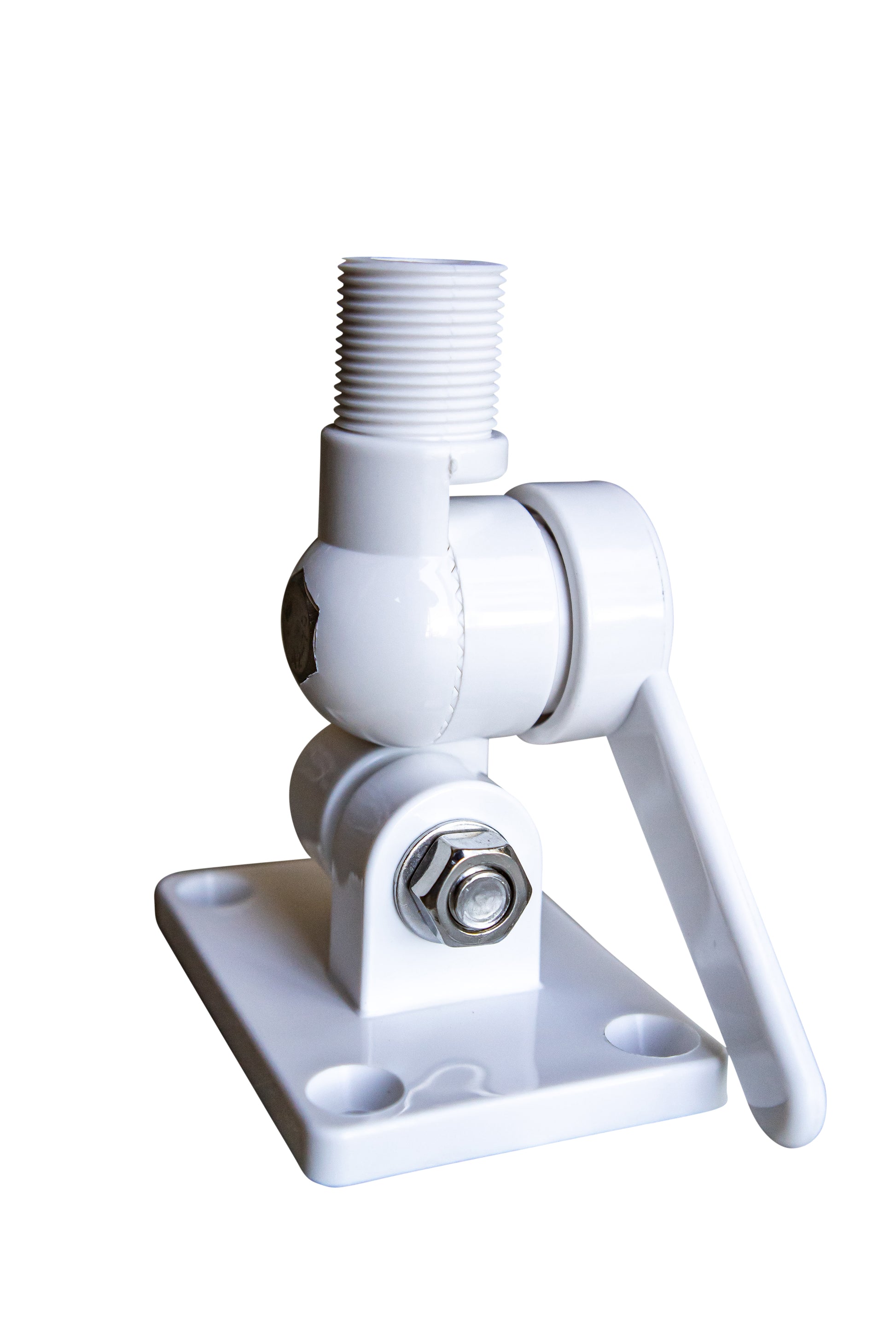 White Marine Grade Antenna Mount