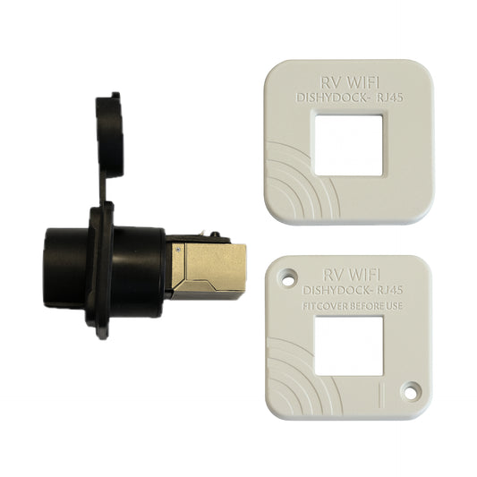 Weatherproof port for Starlink and RV WIFI integration
