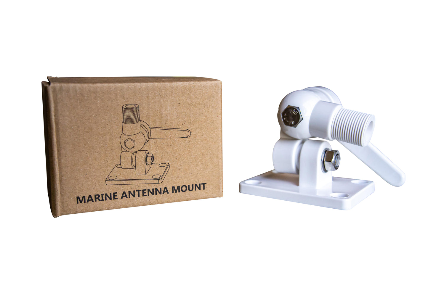 Marine antenna mount with packaging 