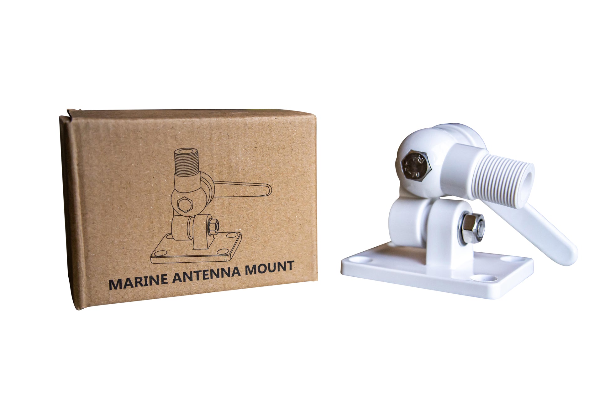 Marine antenna mount with packaging 