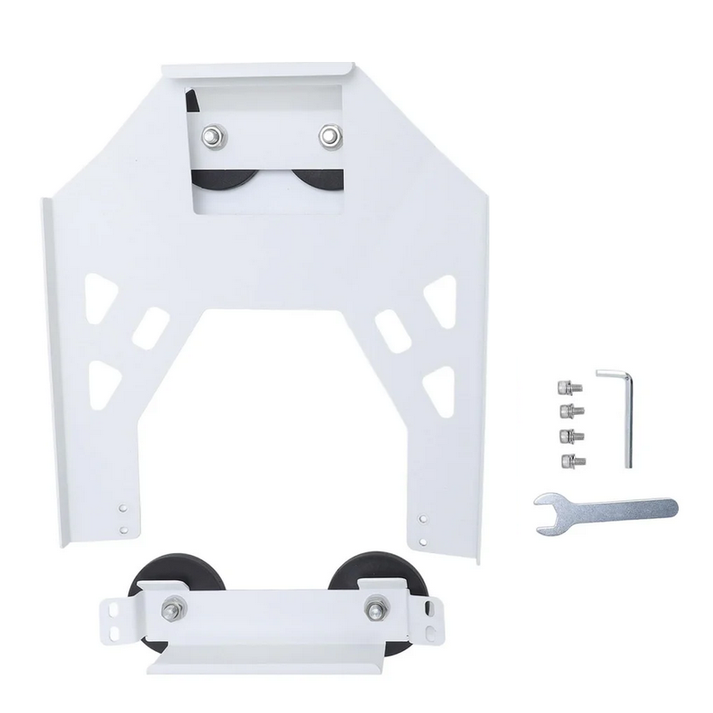 Diagram showing parts of the magnetic Starlink mount.
