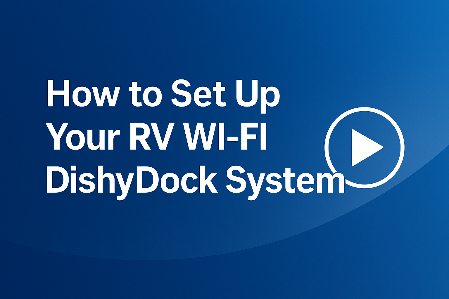 Load video: Step-by-step video showing how to install the RV Wi-Fi DishyDock, power Starlink via 12V, and connect to the RV Wi-Fi 4G/5G router.